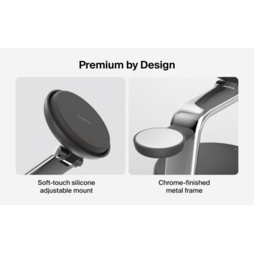 Зарядное устройство Belkin UltraCharge Pro Wireless 3-in-1 25W charcoal (WIZ040KQCH)