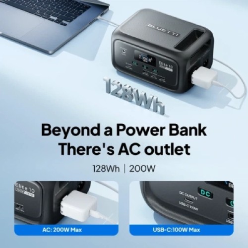 Зарядная станция BLUETTI Elite 10, 200W, 128Wh (EL10)