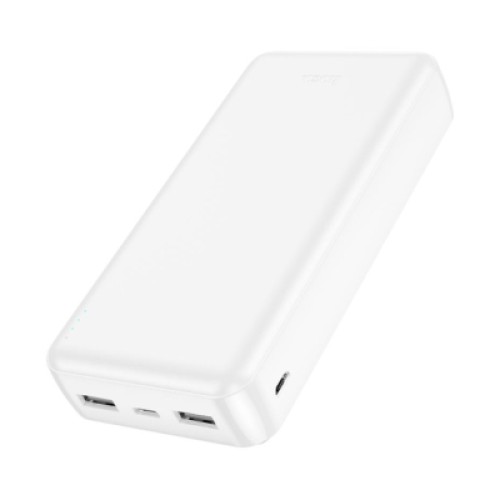 Батарея универсальная HOCO 20000mAh, USB+Type-C, 2A, White (J100A / 44572)