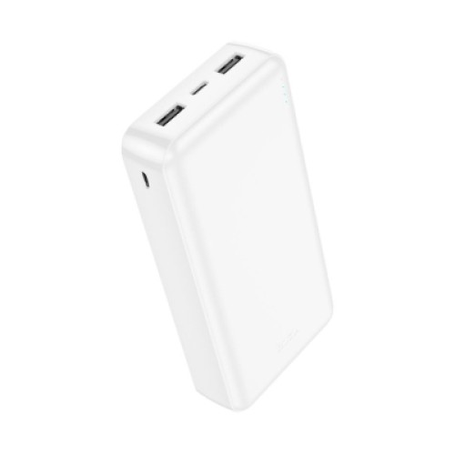 Батарея универсальная HOCO 20000mAh, USB+Type-C, 2A, White (J100A / 44572)