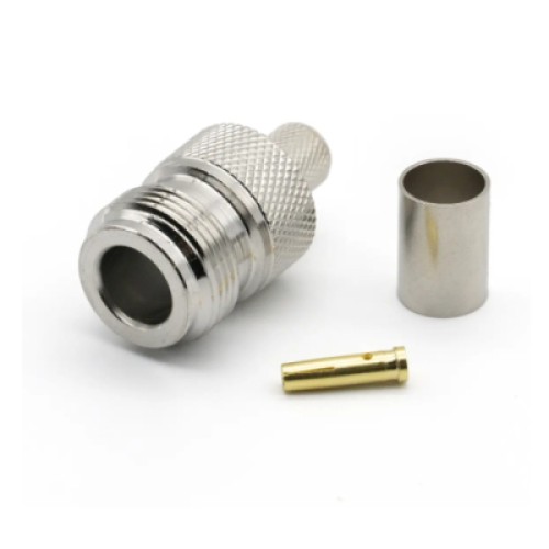 Коннектор N Type Female обжим RG6/RG5/LMR-300/RG304/5D-FB/РК-75 Voltronic (YT42113) Коннектор N Type Female обжим RG6/RG5/LMR-300/RG304/5D-FB/РК-75 Voltronic (YT42113)