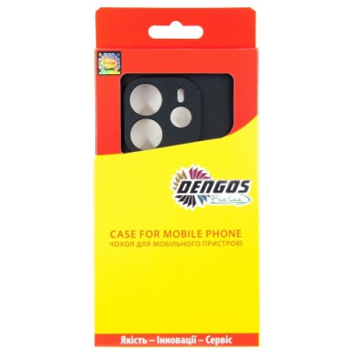 Чехол для мобильного телефона Dengos Carbon Xiaomi Redmi Note 14 4G Black (DG-TPU-CRBN-251)