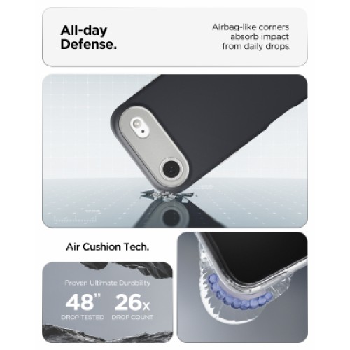 Чехол для мобильного телефона Spigen Nano Pop MagFit iPhone 17 Air Black Sesame (ACS10301)