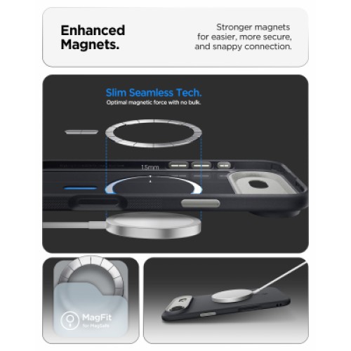 Чехол для мобильного телефона Spigen Nano Pop MagFit iPhone 17 Air Black Sesame (ACS10301)