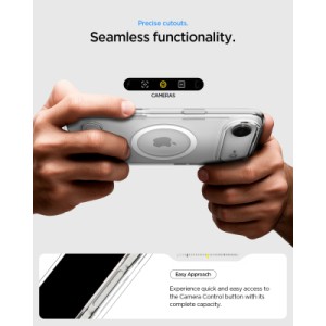Чехол для мобильного телефона Spigen Ultra Hybrid S MagFit iPhone 17 Air Clear White (ACS09926)