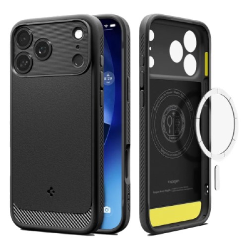 Чехол для мобильного телефона Spigen Rugged Armor MagFit iPhone 17 Pro Matte Black (ACS10329)
