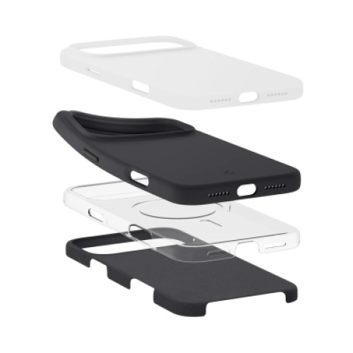 Чехол для мобильного телефона Spigen Silicone Fit MagFit iPhone 17 Pro Black (ACS10335)