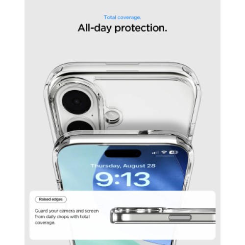 Чехол для мобильного телефона Spigen Ultra Hybrid S MagFit iPhone 17 Clear White (ACS09981)