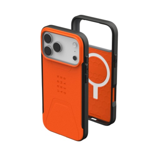 Чехол для мобильного телефона UAG Civilian MagSafe iPhone 17 Pro Max Orange (114546119797)