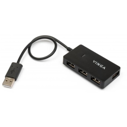 Концентратор Vinga USB2.0 to 4*USB2.0 HUB (VHA2A4N)