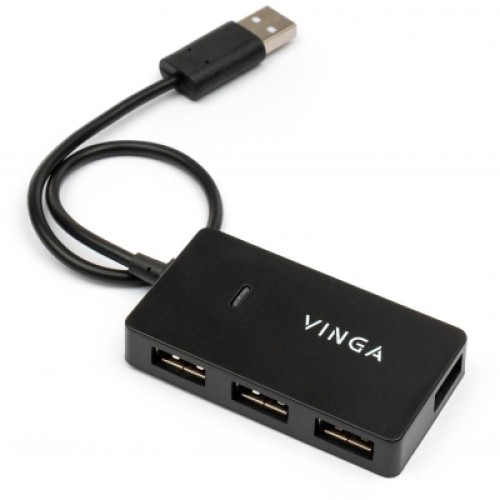 Концентратор Vinga USB2.0 to 4*USB2.0 HUB (VHA2A4N)