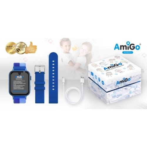 Смарт-часы Amigo GO10S Pro WIFI Синій Смарт-годинник для дітей (1182492)