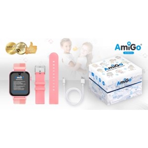 Смарт-годинник Amigo GO10S Pro WIFI Рожевий Смарт-годинник для дітей (1182493)