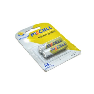 Аккумулятор AA R6 2800mAh 1.2V NiMH Rechargeable Battery, 2шт/бл PkCell (PC/AA2800-2B)