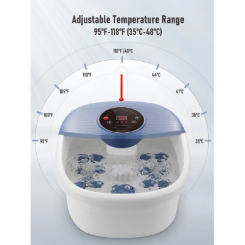 Массажная ванночка для ног NAIPO XKAM-SPA18 блакитний