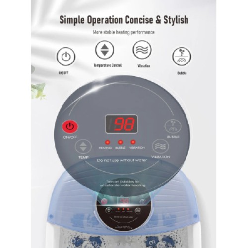 Массажная ванночка для ног NAIPO XKAM-SPA18 блакитний