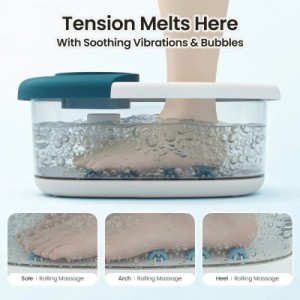 Массажная ванночка для ног NAIPO XKAM-SPA18 зелений