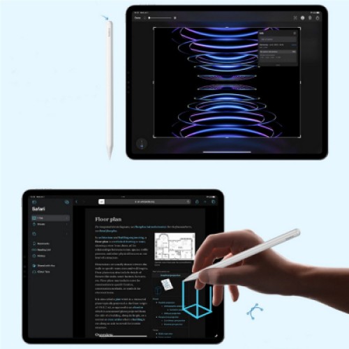 Стилус Baseus Smooth Writing 3 Wireless Charging Stylus Active White (P80080806213-00)