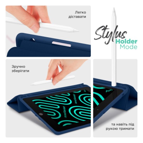 Чехол для планшета Armorstandart Smart Fold Pen Samsung Galaxy Tab S11 Dark Blue (ARM88428)