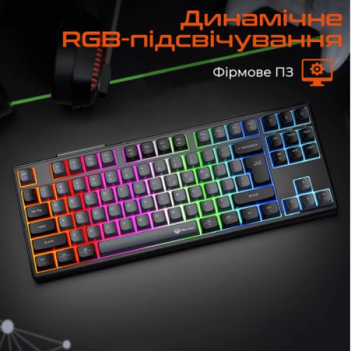 Клавиатура Meetion MK14 Bluetooth/USB Type-C Black (MT-MK14-A-RUA)