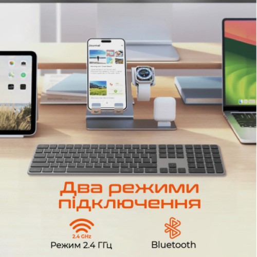 Клавиатура Meetion K230 Bluetooth/Wireless Black (MT-K230MW-A-RUA)