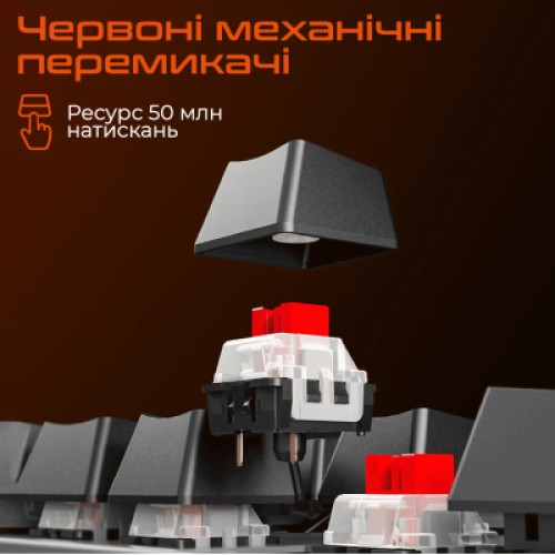 Клавиатура Meetion MK009 RD USB Type-C Black (MT-MK009RD-A-RUA)