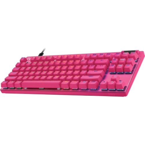 Клавиатура Logitech G PRO X TKL RAPID Wired Gaming Linear USB UA Magenta (920-013253) Клавиатура Logitech G PRO X TKL RAPID Wired Gaming Linear USB UA Magenta (920-013253)