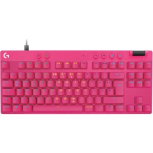 Клавіатура Logitech G PRO X TKL RAPID Wired Gaming Linear USB UA Magenta (920-013253)