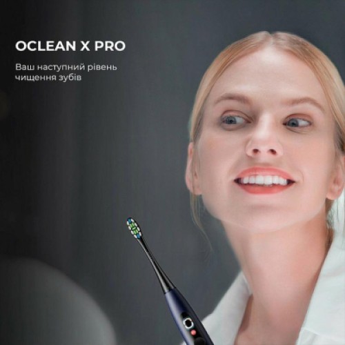 Электрическая зубная щетка Oclean X Plus Pro Digital Blue (6970810556186)