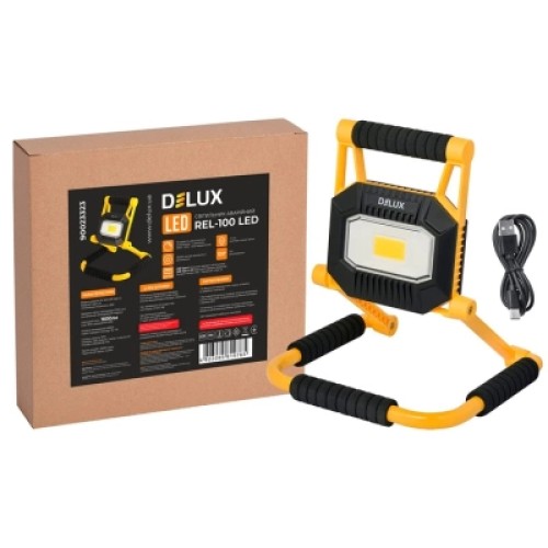 Прожектор Delux REL- 100 (3.7V 4400mAh) LED COB 20W 6500K IP54 (90023323)