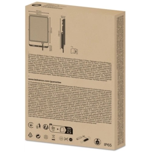 Прожектор LEDVANCE FL ESSENTIAL 50W 830 BK IP65 (4058075768116)