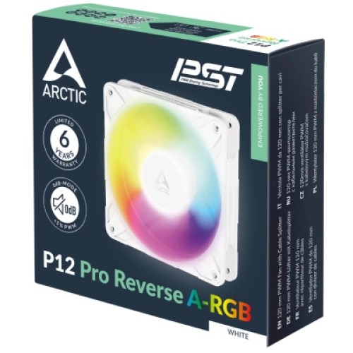 Кулер для корпуса Arctic P12PRO REV ARGB WHITE (ACFAN00325A)