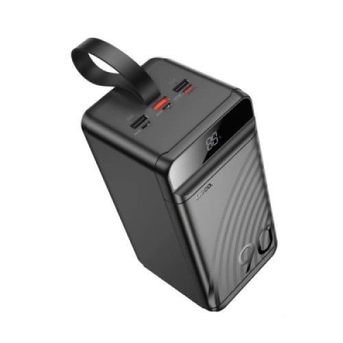 Батарея универсальная HOCO 90000mAh Element PD/20W, QC/FCP/SCP/AFC/22.5W, LCD, LED Lamp Black (J123D / 714778)