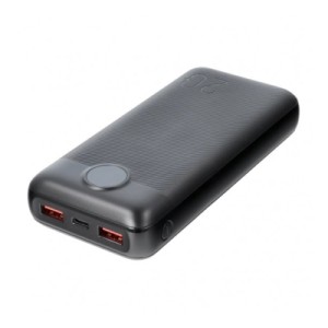 Батарея універсальна VEGER 20000mAh L20S 20W PD QC LCD black (6970453555362)