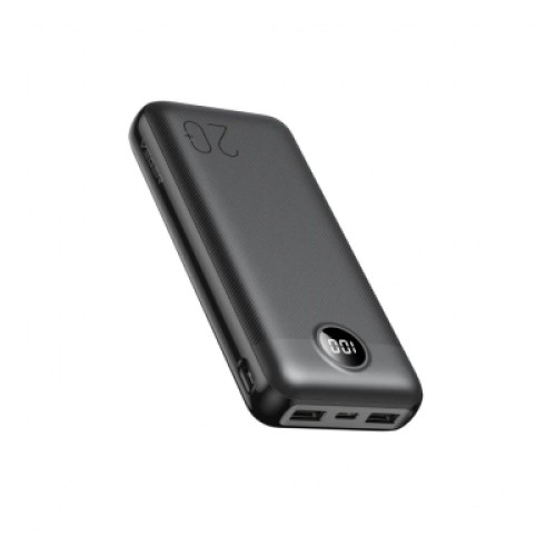 Батарея универсальная VEGER 20000mAh L20S 20W PD QC LCD black (6970453555362)