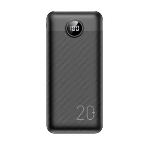 Батарея універсальна VEGER 20000mAh L20S 20W PD QC LCD black (6970453555362)