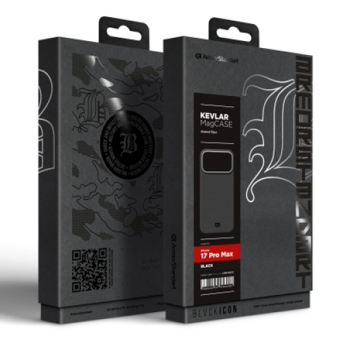Чехол для мобильного телефона Armorstandart BlackIcon Kevlar MagCase Apple iPhone 17 Pro Max Black (ARM88531)
