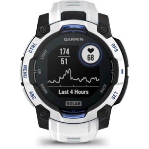 Смарт-часы Garmin Instinct 3, 45mm, Solar, Whitestone with Whitestone Band, GPS смарт-годинник (010-02934-03)