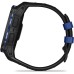 Смарт-часы Garmin Instinct 3, 50mm, AMOLED, Black with Bolt Blue Accents, GPS смарт-годинник (010-03020-03)