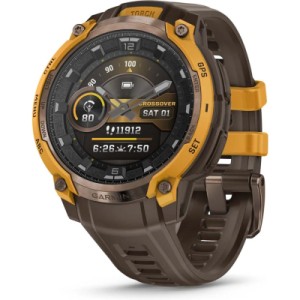 Смарт-годинник Garmin Instinct Crossover AMOLED, BronzeSunburst/Cocoa, GPS смарт-годинник (010-03398-01)