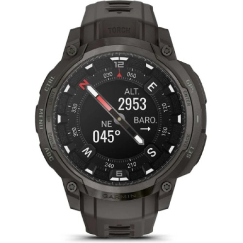 Смарт-часы Garmin Instinct Crossover AMOLED, Charcoal Grey/Charcoal Grey, GPS смарт-годинник (010-03398-00)