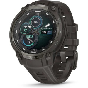 Смарт-годинник Garmin Instinct Crossover AMOLED, Charcoal Grey/Charcoal Grey, GPS смарт-годинник (010-03398-00)
