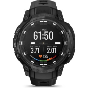 Смарт-годинник Garmin Instinct Crossover AMOLED, Tactical, Black/Black, GPS смарт-годинник (010-03398-02)