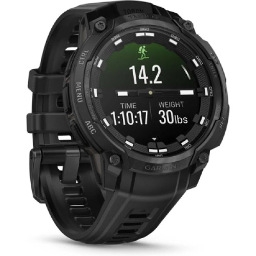 Смарт-часы Garmin Instinct Crossover AMOLED, Tactical, Black/Black, GPS смарт-годинник (010-03398-02)