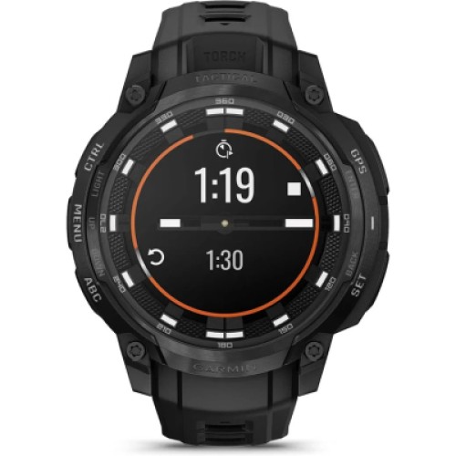 Смарт-часы Garmin Instinct Crossover AMOLED, Tactical, Black/Black, GPS смарт-годинник (010-03398-02)