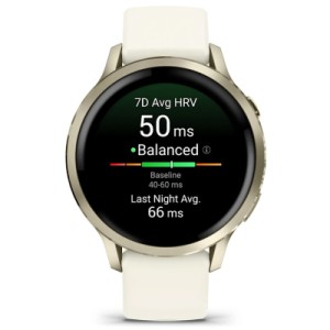 Смарт-годинник Garmin Venu 4 (41mm), Beige w/ Lunar Gold + Bone, GPS смарт-годинник (010-03013-00)