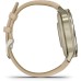 Смарт-часы Garmin Venu 4 (41mm), Beige w/ Lunar Gold + Leather, GPS смарт-годинник (010-03013-03)