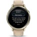 Смарт-часы Garmin Venu 4 (41mm), Beige w/ Lunar Gold + Leather, GPS смарт-годинник (010-03013-03)