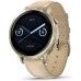 Смарт-часы Garmin Venu 4 (41mm), Beige w/ Lunar Gold + Leather, GPS смарт-годинник (010-03013-03)