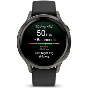 Смарт-годинник Garmin Venu 4 (41mm), Black w/ Slate + Black, GPS смарт-годинник (010-03013-02)